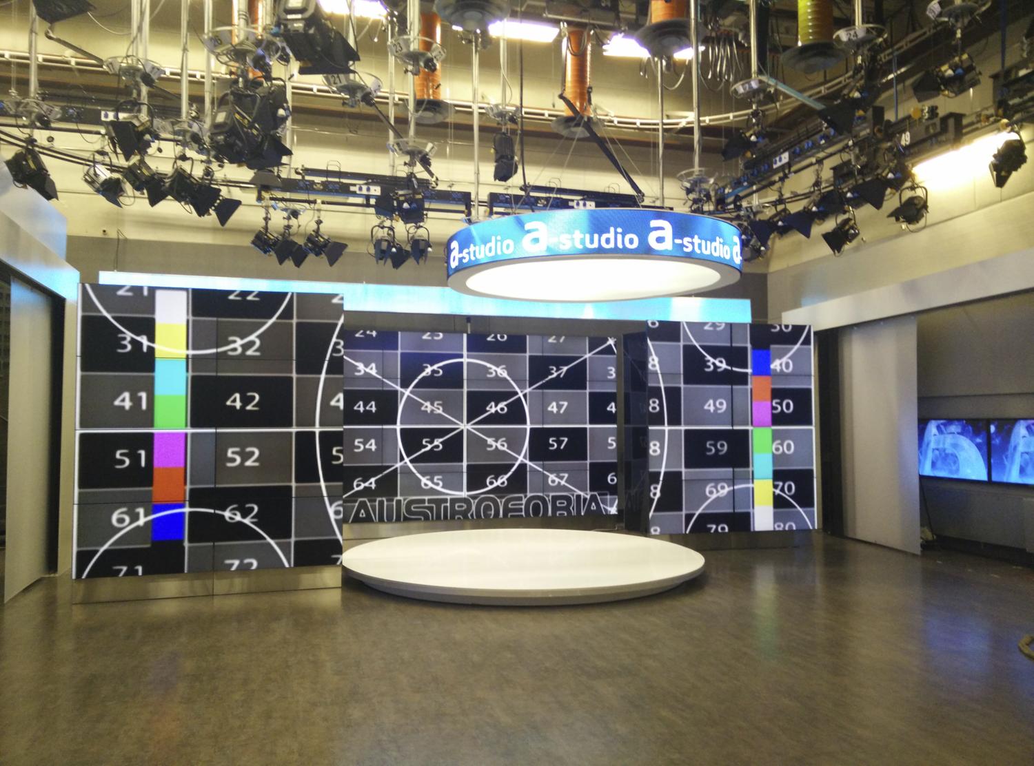 Avaruusromua 25v Setup @ YLE studios